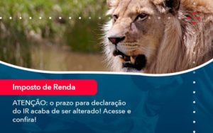 Atencao O Prazo Para Declaracao Do Ir Acaba De Ser Alterado Acesse E Confira 1 - Lancei Contabilidade - Escritório Contábil no Rio de Janeiro/RJ